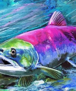 Salmon Paint By Numbers