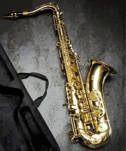 Saxophone Paint By Numbers