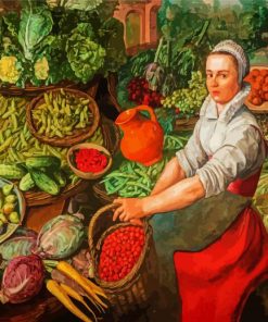 Vegetables Dealer Paint By Numbers