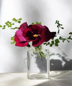 Rose Vase Paint By Numbers