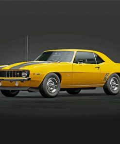 Yellow Chevrolet Paint By Numbers