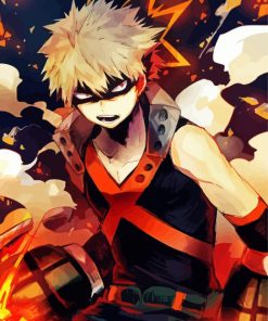 Angry Bakugo Paint By Numbers