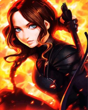 Katniss Whit Art Paint By Numbers