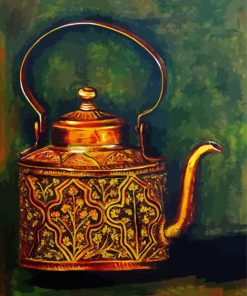 Antique Kettle Paint By Numbers
