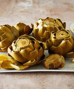 Artichoke Plate Paint By Numbers