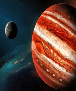 Jupiter Planet Paint By Numbers