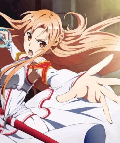 Asuna Fight Paint By Numbers