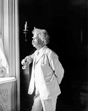 Author Mark Twain Paint By Numbers