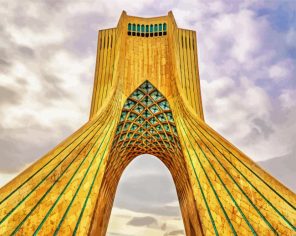 Azadi Tower Paint By Numbers