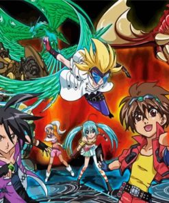 Bakugan Characters Paint By Numbers