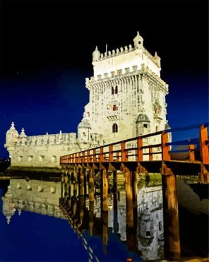 Belem Tower Paint By Numbers