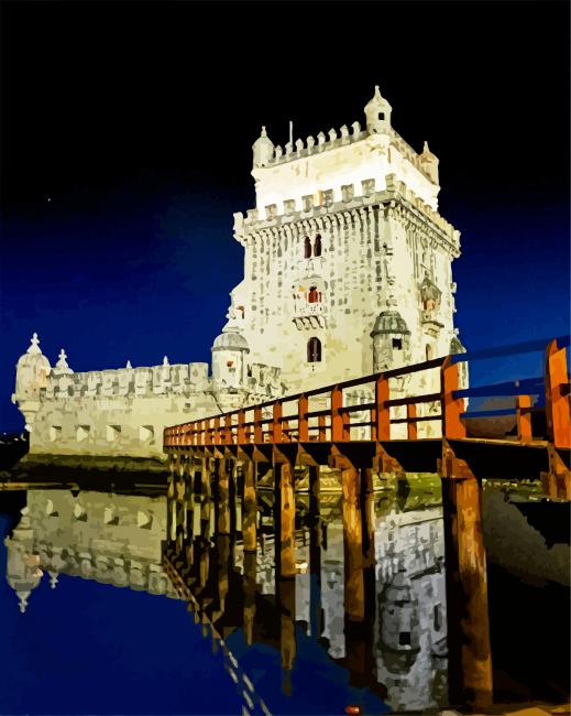 Belem Tower Paint By Numbers