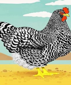 Aesthetic Hen Paint By Numbers