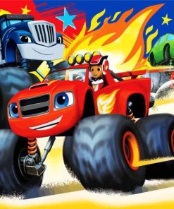 Cars Animation Paint By Numbers