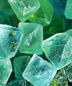 Green Gemstone Paint By Numbers