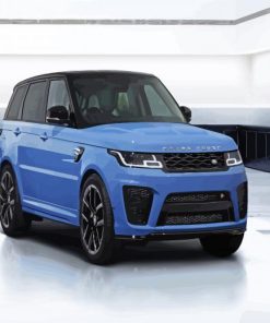 Blue Rover Car Paint By Numbers