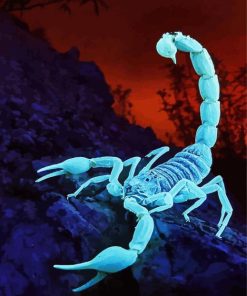 Glowing Scorpion Paint By Numbers