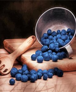 Fresh Blueberries Paint By Numbers