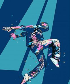 Hip Hop Dancing Paint By Numbers