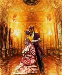 Couple Dancing In A Hall Paint By Numbers