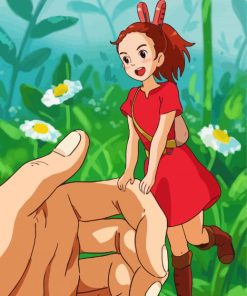 Arrietty Cartoon Paint By Numbers