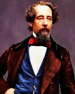 Charles Dickens Author Paint By Numbers