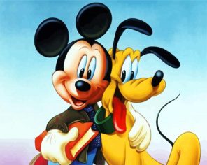 Mickey Mouse Animation Paint By Numbers