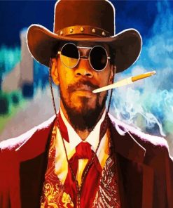Django Unchained Poster Paint By Numbers