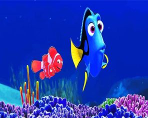 Dory Cartoon Paint By Numbers
