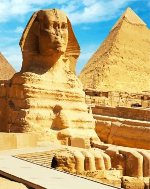 Sphinx Pyramid Paint By Numbers