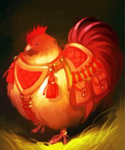 Fat Hen Paint By Numbers