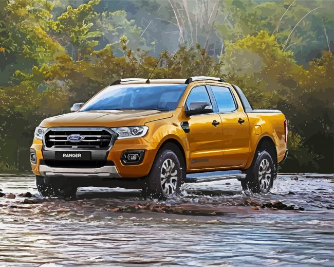 Ford Ranger River Paint By Numbers