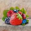 Fresh Fruits Paint By Numbers