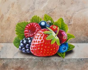 Fresh Fruits Paint By Numbers