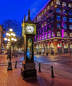 Vancouver Clock Paint By Numbers