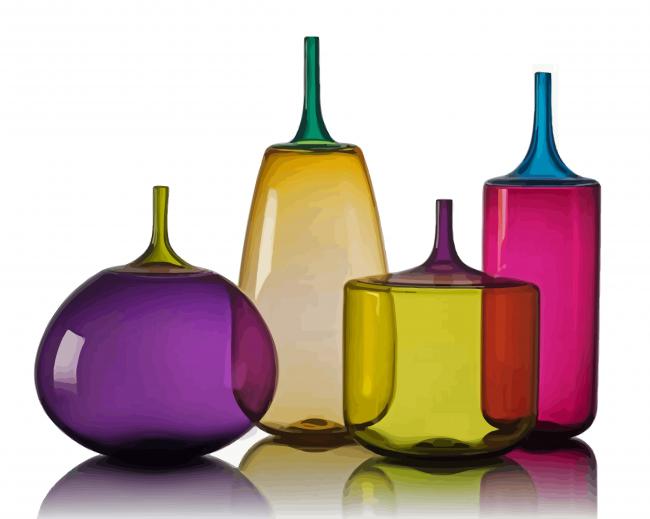Colorful Glass Paint By Numbers