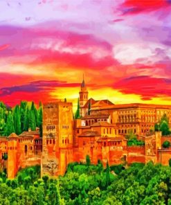 Alhambra Sunset Paint By Numbers