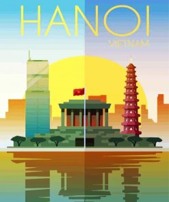 Hanoi Vietnam Paint By Numbers