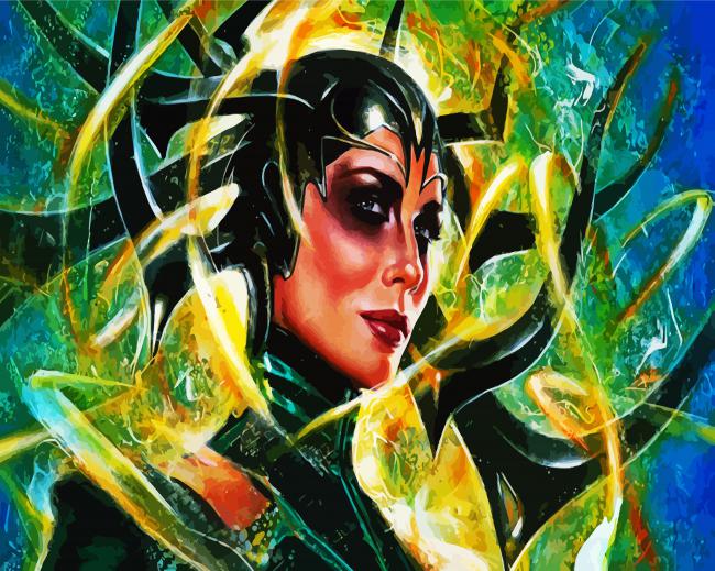 Hela Goddess Of Death Paint By Numbers