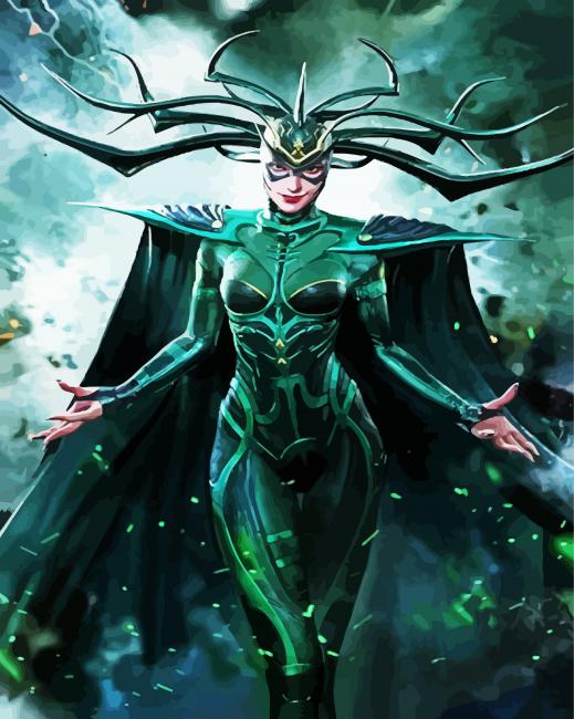 Hela Goddess Paint By Numbers