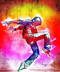 Colored Dancer Paint By Numbers