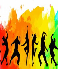 Colorful Dancers Paint By Numbers