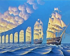 Sail Ships Paint By Numbers