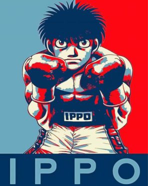 Illustration Ippo Paint By Numbers