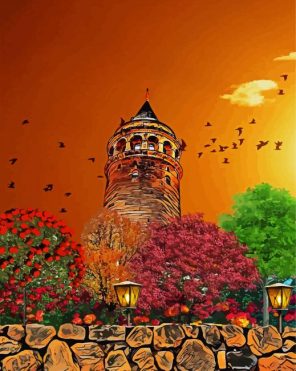 Galata Tower Paint By Numbers