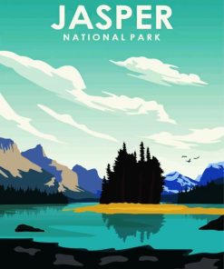 National Park Poster Paint By Numbers