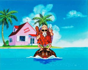 Master Roshi House Paint By Numbers