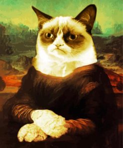 Monalisa Cat Paint By Numbers