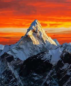 Everest Mountains Paint By Numbers