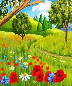 Meadow Flowers Paint By Numbers